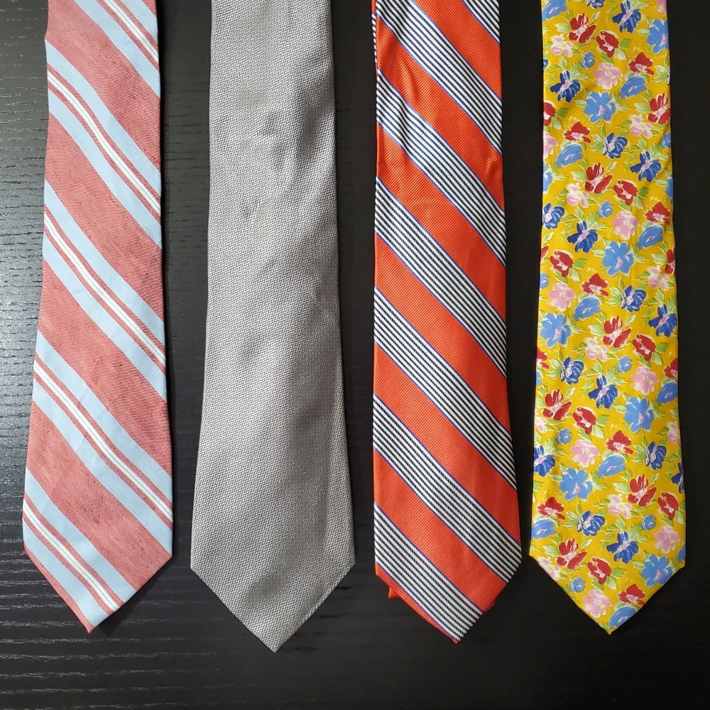 4 Lauren Ralph Lauren Neck Ties - Picture 1 of 1